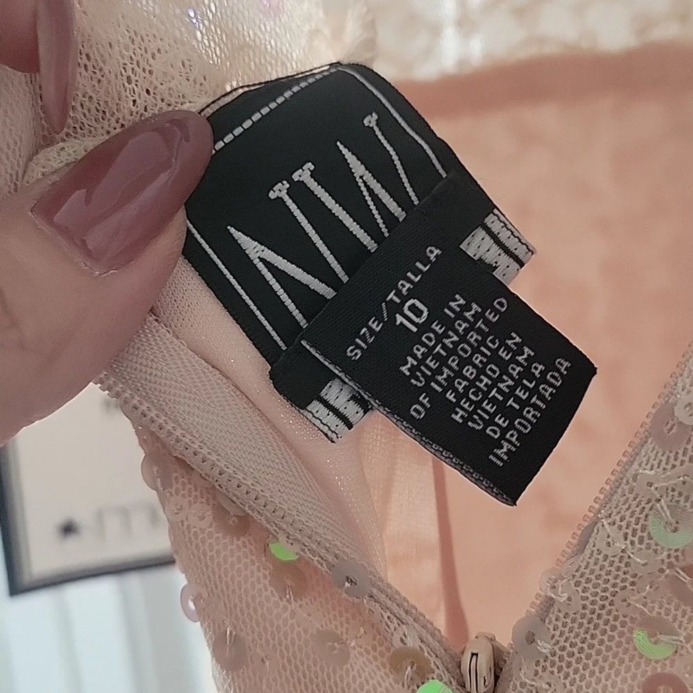 NW NIGHTWAY FORMAL blush size 10 - Picture 6 of 9